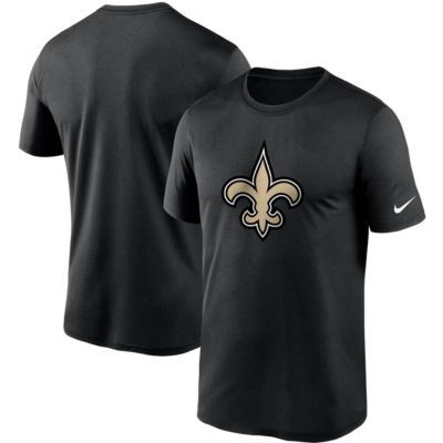 New Orleans Saints T Shirt - White Stripe - BLACK & GOLD SPORTS