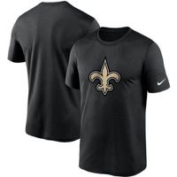 Women's Nike Black New Orleans Saints Sideline Velocity Performance T-Shirt Size: Small