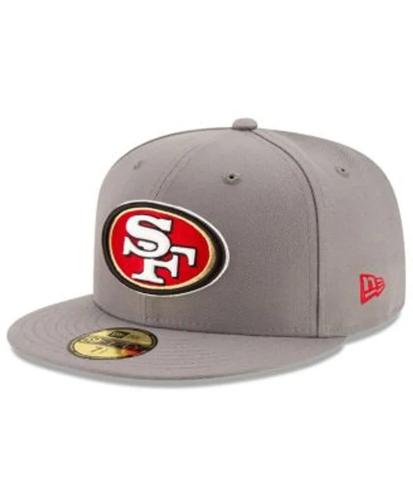 Men's New Era Graphite San Francisco 49ers Storm 59FIFTY Fitted Hat