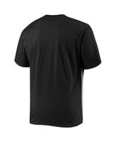 Men's Fanatics Branded Black/Heathered Gray Chicago White Sox Big & Tall Colorblock T-Shirt