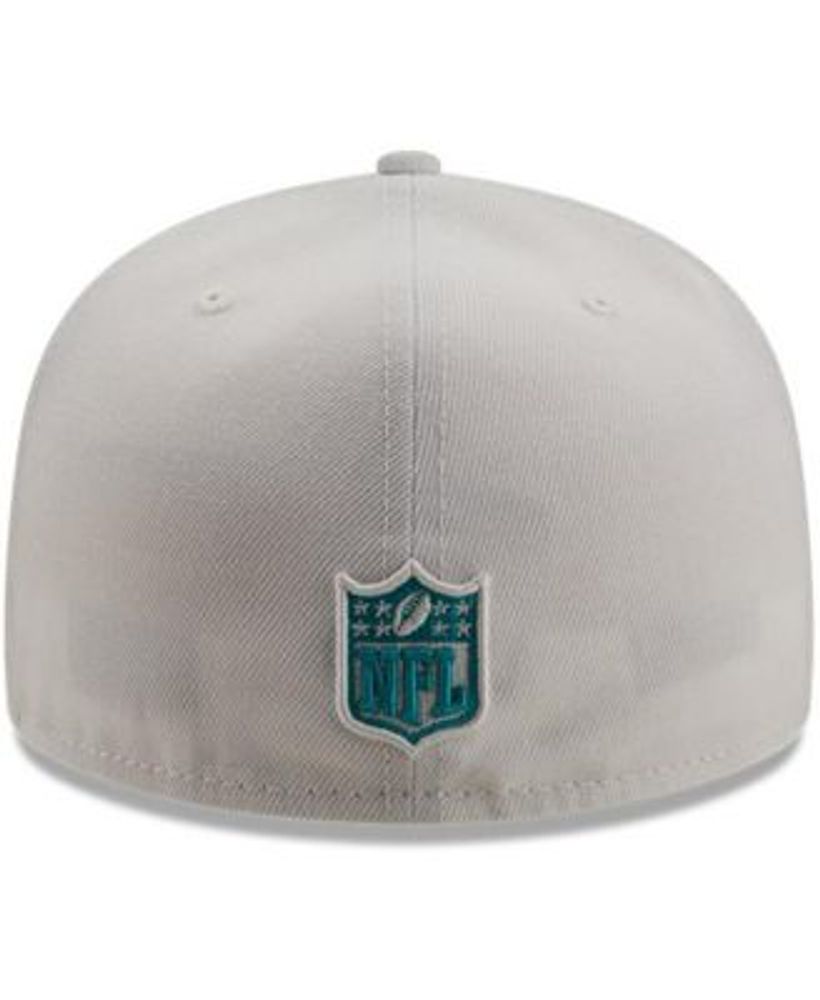 New Era Men's Miami Dolphins State 59Fifty White/Aqua Fitted Hat