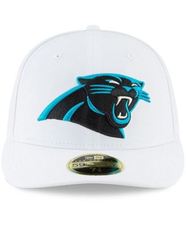 Carolina Panthers New Era Omaha Low Profile 59FIFTY Fitted Hat - Black