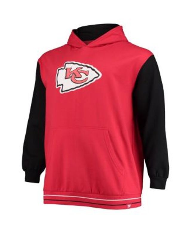 Men's Red/Yellow Kansas City Chiefs Big & Tall Pullover Hoodie