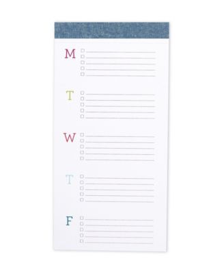 Big Ta-Do Large Planner List Pad Undated, 52 Sheets