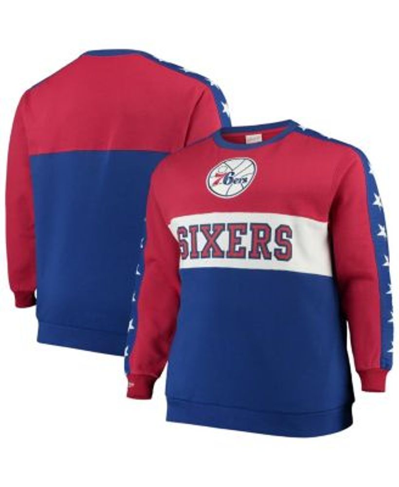 Women's Mitchell & Ness Royal/Red New England Patriots Color Block