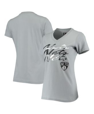 Chicago Cubs Touch Women's Power Play V-Neck T-Shirt - Gray