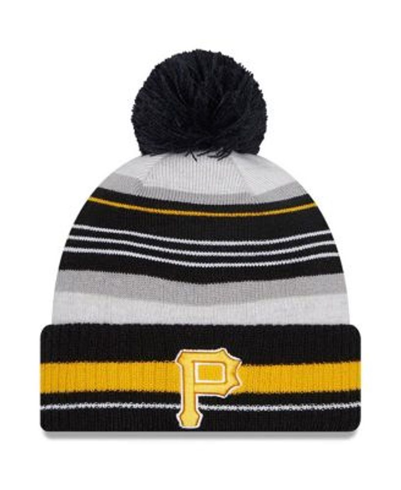 '47 Brand Pittsburgh Steelers Bering Cuff Pom Knit Hat | Black