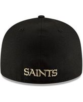 Men's New Era White New Orleans Saints Omaha Alternate Logo 59FIFTY Fitted  Hat 