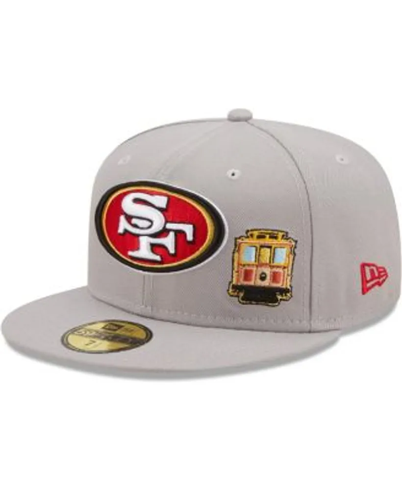 Men's New Era Gray San Francisco 49ers Game Bucket Hat