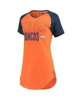 Men's Concepts Sport Navy/Orange Denver Broncos Meter Long Sleeve