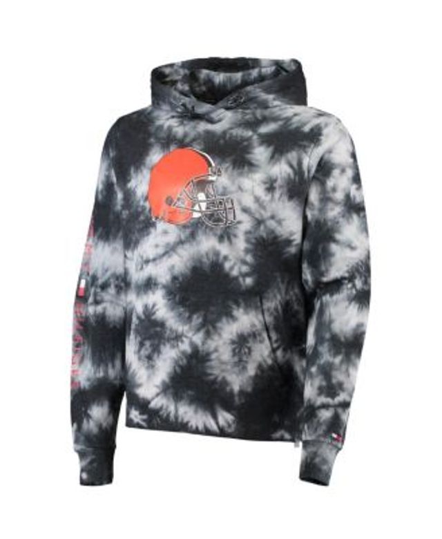 Chicago Bears Tommy Hilfiger Stanley Tie-Dye Pullover Hoodie - Navy