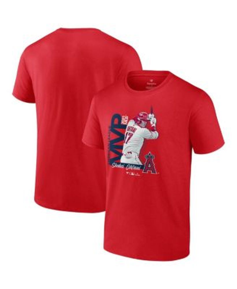 Youth Red Los Angeles Angels Wordmark Baseball T-Shirt