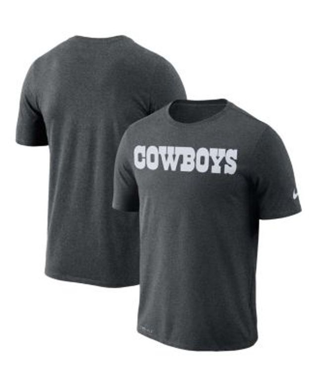 Dallas Cowboys Nike Dri-Fit Cotton Long Sleeve Raglan T-Shirt - Mens