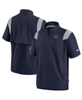 Men's Nike Navy Dallas Cowboys Sideline Half-Zip Hoodie Size: Small