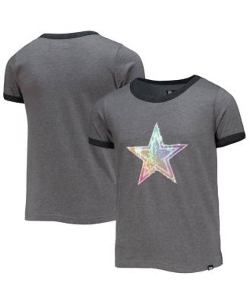 Women's Dallas Cowboys Pink Summers V-Neck T-Shirt