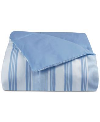 Essentials by Martha Stewart Collection Reversible Plaid Comforter, Created for Macy's