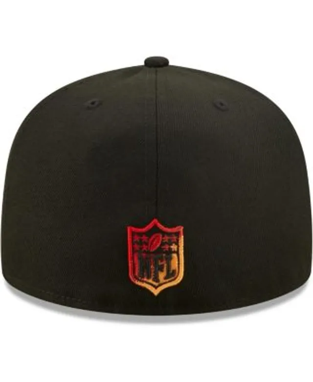 Minnesota Vikings New Era Color Dim 59FIFTY Fitted Hat - Black