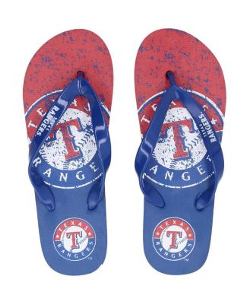 FOCO Men's and Women's Texas Rangers Big Logo Flip-Flops | The Shops at  Willow Bend