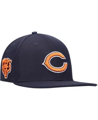 Men's New Era Navy Chicago Bears Team Logo Knit Trapper Hat