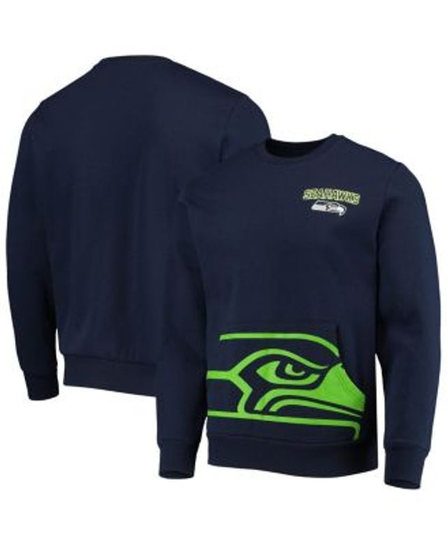 Seattle Seahawks FOCO Pocket Pullover Sweater - College Navy