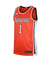 Nike #1 Retro Script Syracuse Basketball Jersey Orange / X-Large