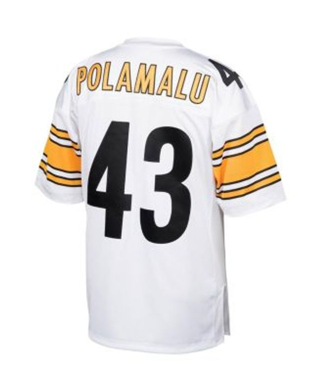 Troy Polamalu Pittsburgh Steelers Mitchell & Ness 2008 Alternate Authentic  Retired Player Jersey - Black