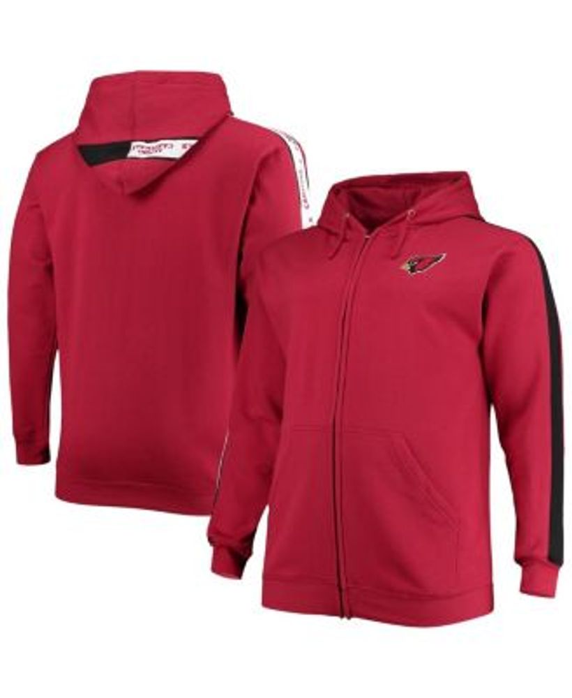 Men's Nike Cardinal Arizona Cardinals Sideline Half-Zip Hoodie