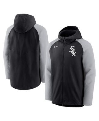 Men's Nike Black Chicago White Sox Logo Lockup Performance Short-Sleeved  Pullover Hoodie