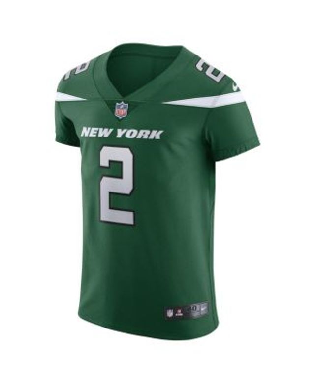 Men's Nike Zach Wilson Black New York Jets Rflctv Limited Jersey Size: Small