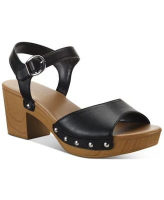 Anddreas Platform Block-Heel Sandals, Created for Macy's