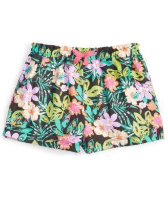 Baby Girls Tropical-Print Shorts, Created for Macy's