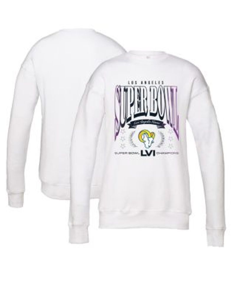 Los Angeles Lakers WEAR by Erin Andrews Women's Cropped Long Sleeve T-Shirt  - White