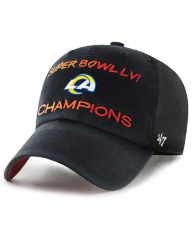 Men's '47 Charcoal Los Angeles Rams 2021 NFC Champions MVP Adjustable Hat