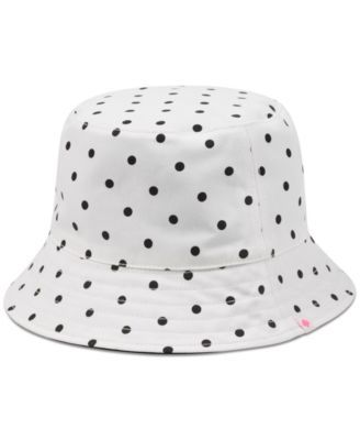 Cotton Garden Dot Reversible Bucket Hat