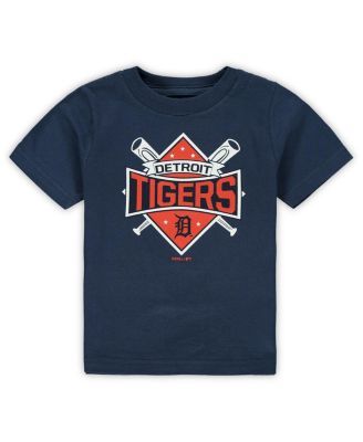 Outerstuff Big Boys Navy Detroit Tigers Primary Logo Team T-shirt - Macy's