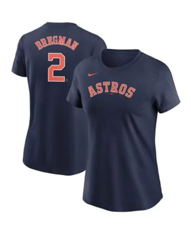 Women's Nike Alex Bregman Navy Houston Astros Name & Number T-Shirt