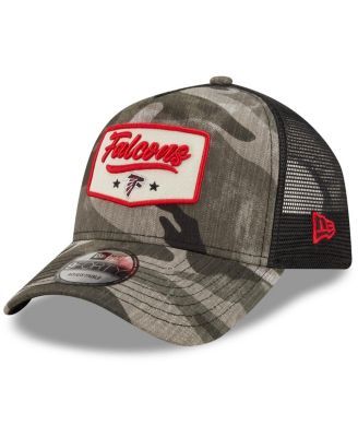 Atlanta Falcons New Era Jammer Trucker 9FORTY Snapback Hat - Black