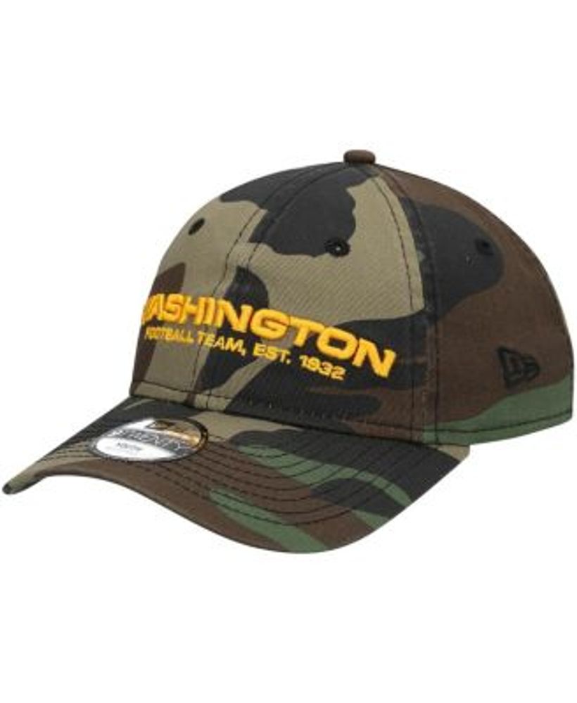 New Era Men's New Era Black Washington Football Team 2021 Salute To Service  Trucker 9TWENTY Adjustable Hat