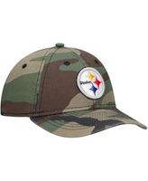 Youth New Era Camo Pittsburgh Steelers 9TWENTY Adjustable Hat