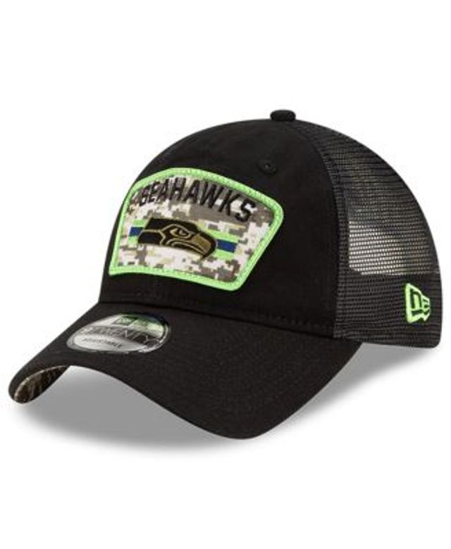  New Era Men's Black/Camo Seattle Seahawks 2021 Salute