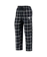 Women's Concepts Sport White/Navy New York Yankees Flagship Long Sleeve  V-Neck T-Shirt & Pants Sleep Set
