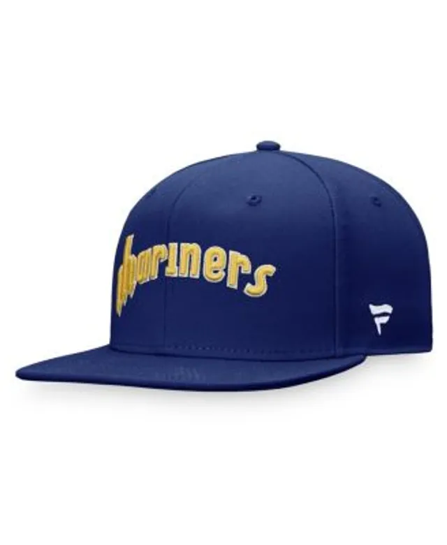 Men's Fanatics Branded Light Blue Seattle Mariners Cooperstown Collection  Core Snapback Hat