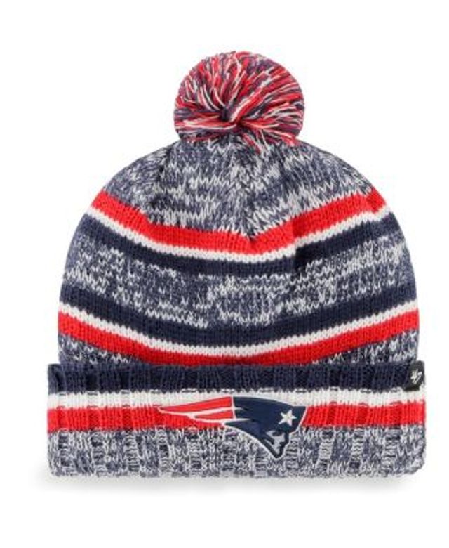 New Era Women's Black, Navy New England Patriots 2022 Salute To Service Pom  Knit Hat