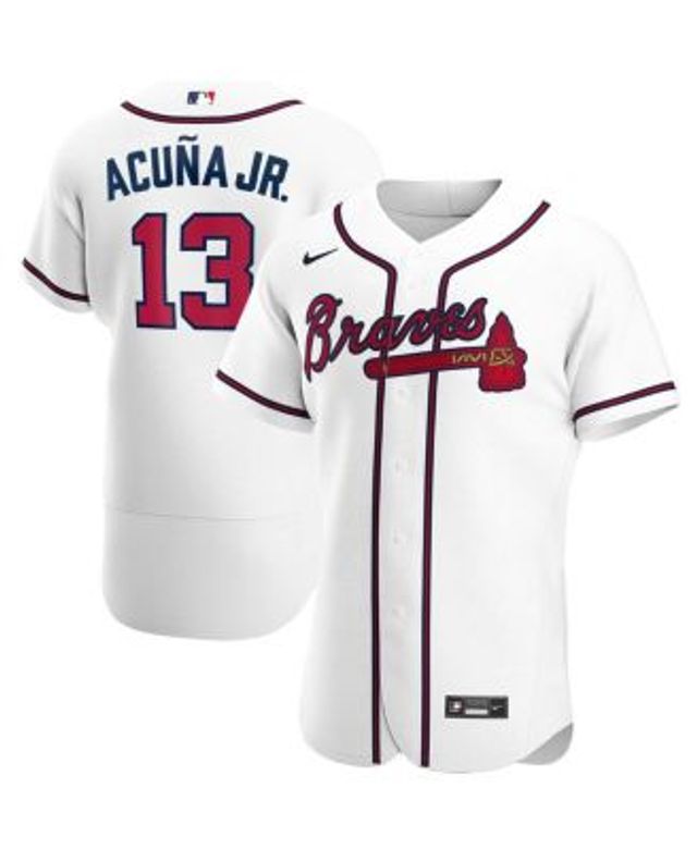 Men's Ronald Acuna Jr. Navy Atlanta Braves Big & Tall Replica Player  Alternate Jersey