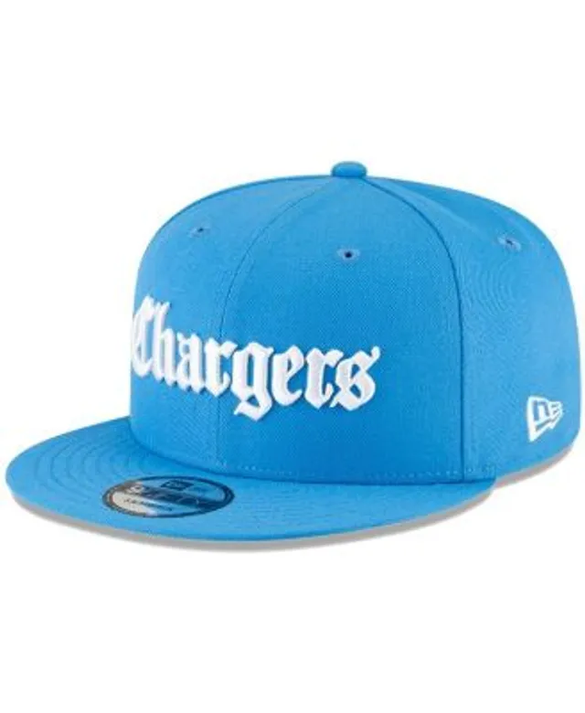 Pro Standard Men's Powder Blue Los Angeles Chargers Script Wordmark Snapback  Hat