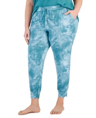Plus Printed Essential Jogger Pants, Created for Macy's