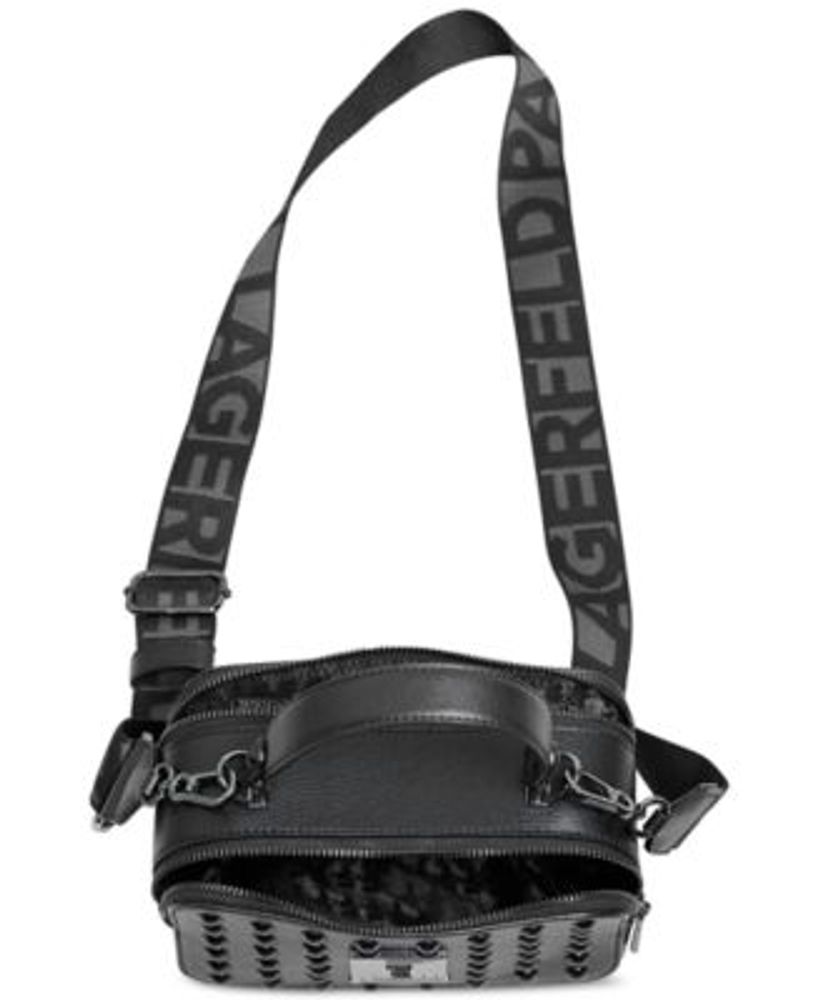 Karl Lagerfeld Simone Lunchbox Crossbody in Black