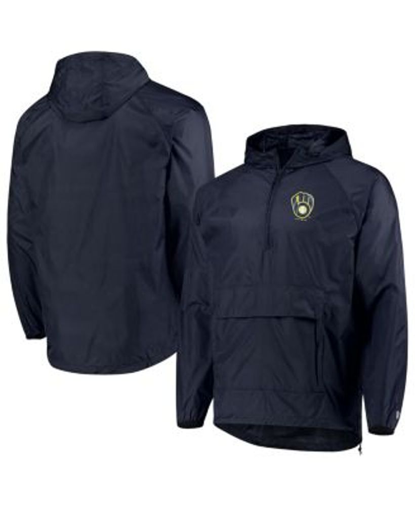 New Era Women's Milwaukee Brewers Navy Hoodie