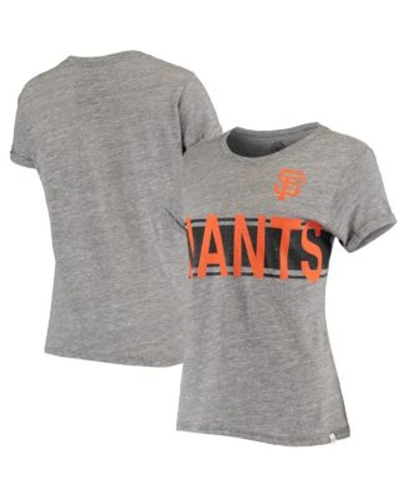 Women's New Era Black San Francisco Giants Team Stripe T-Shirt Size: Medium