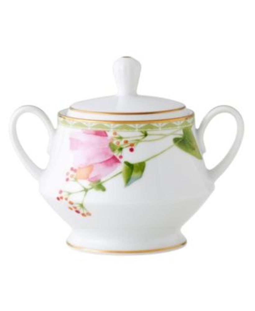 Poppy Place Sugar Bowl with Cover, 10 Oz